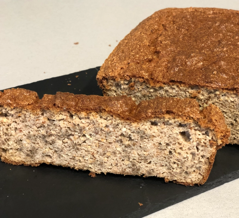 Pan Keto de proteinas sin gluten con Thermomix