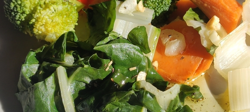 Como cocinar verduras al vapor con thermomix