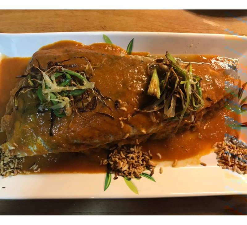Corvina Rellena (baja en carbohidratos)