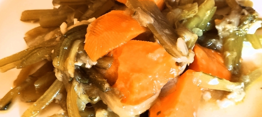 Borraja con patatas thermomix