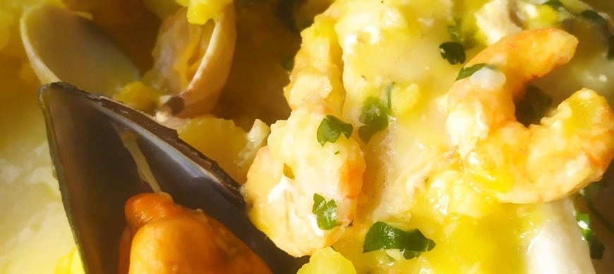 Merluza a la marinera