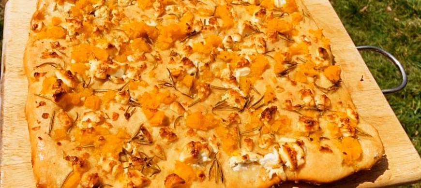 Cómo hacer una Focaccia de calabaza con Thermomix