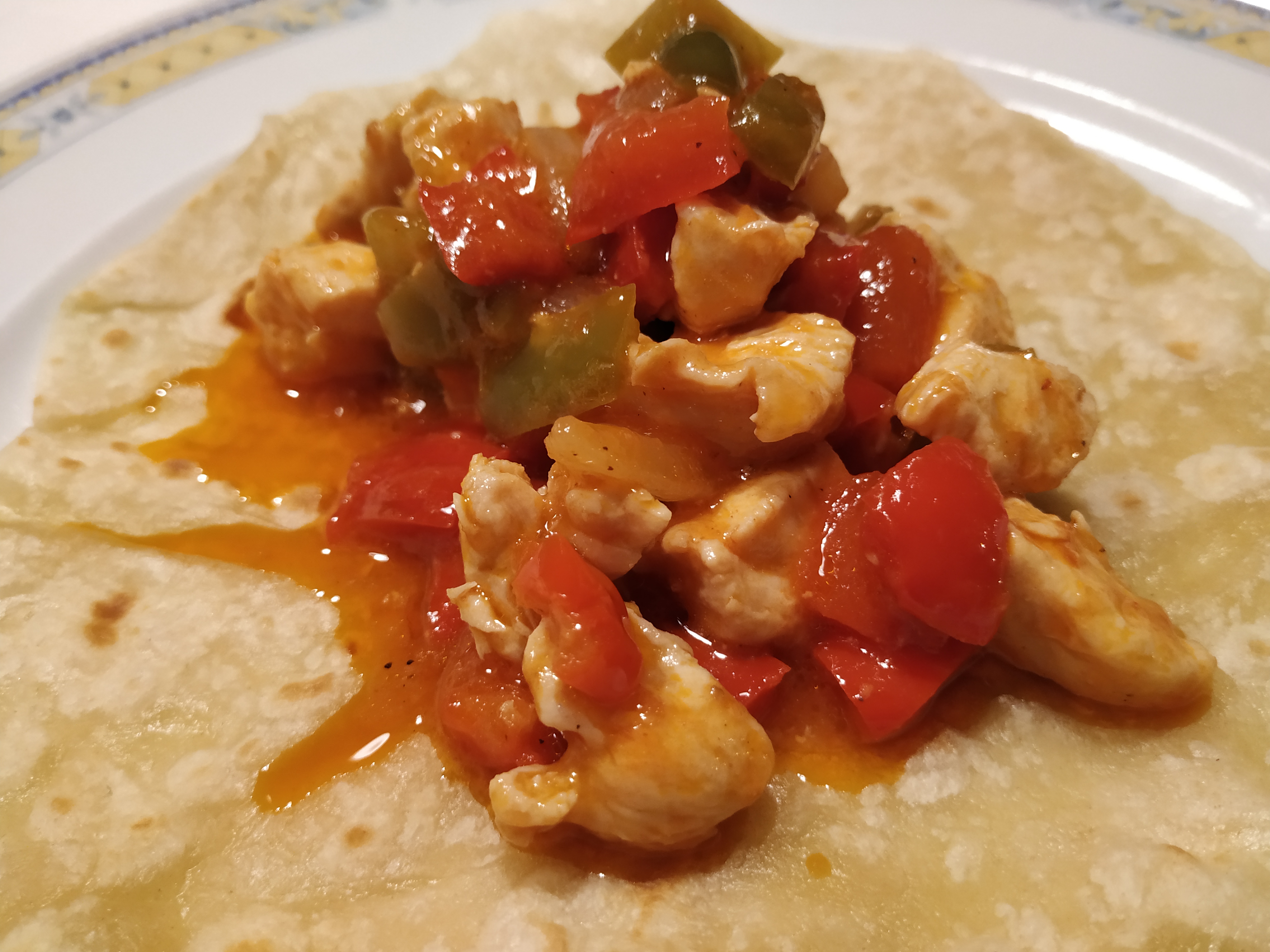 FAJITAS POLLO CON VERDURAS Carnes y aves Blog de ROSA MARIA GARRIZ